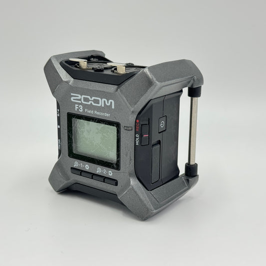 ZOOM F3 Field Recorder 2チャンネルフィールドレコーダー【C8199-60】
