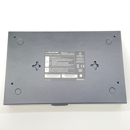 未使用 BUFFALO レイヤー2 Giga PoE スマートスイッチ 8ポート BS-GS2008P 【C6603-80】