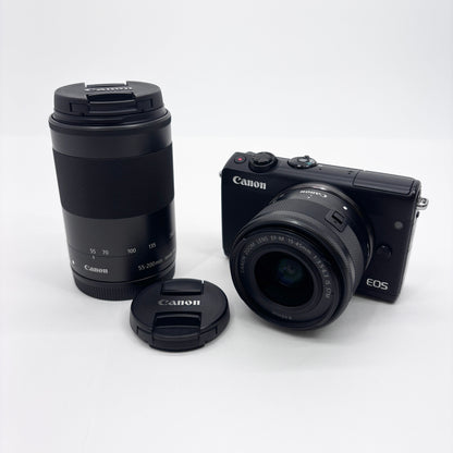 美品 Canon EOS M100  ダブルズームキット ミラーレス一眼【C7503-60】