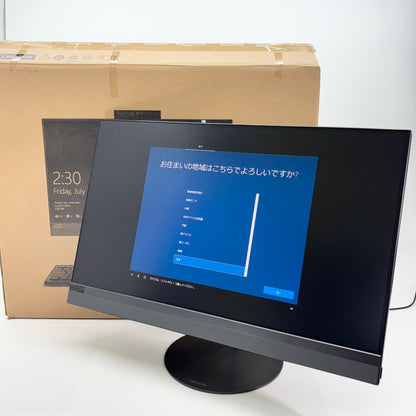 Lenovo ideacentre AIO 520-24ARR F0DN001FJP Ryzen 5 2400GE 8GB SSD 128GB HDD 2TB Windows10Home【C6134-140】