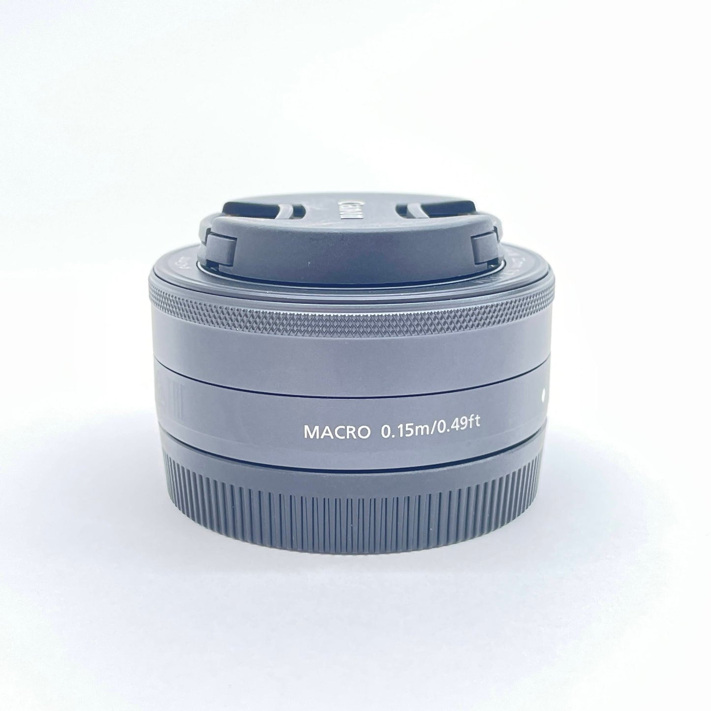 美品 Canon EF-M 22mm F2 STM 単焦点レンズ キャノン パンケーキレンズ【C6707-60】