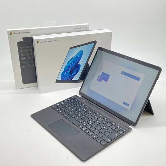 美品 Surface Pro 8 8PQ-00026 Model:1983 i5 1135G7 8GB 256GB Windows11Home グラファイト キーボード付き バッテリー最大容量83% 【C6723-80】