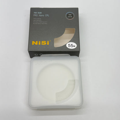 美品 NiSi 偏光フィルター True Color PRO Nano CPL 55mm	【C7833-N】