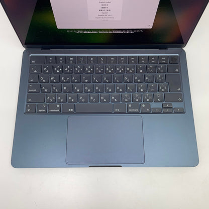 美品 Apple MacBook Air M2 2022 MLY33J/A 8GB SSD 256GB バッテリー最大容量100% 付属品完備【C4328-80】