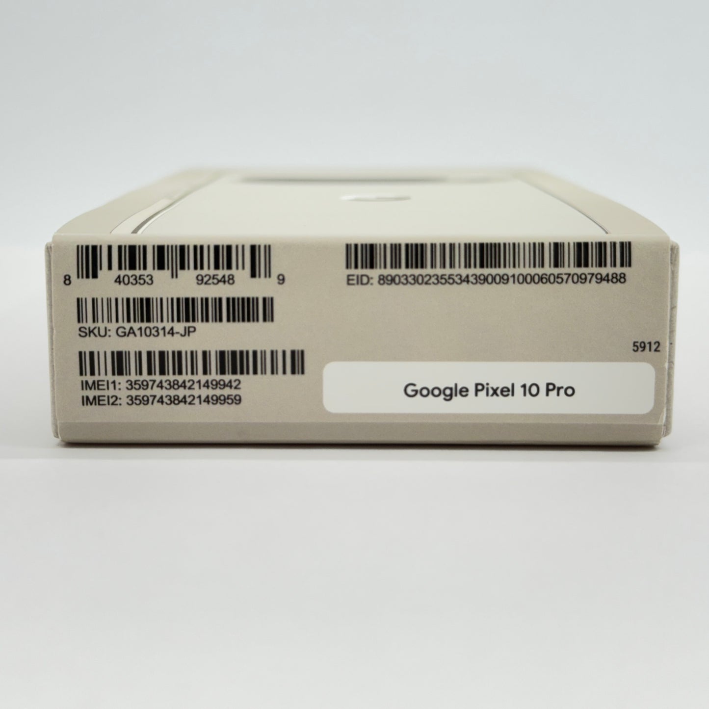 美品 Google Pixel 10 Pro 256GB Porcelain【C6835-C】