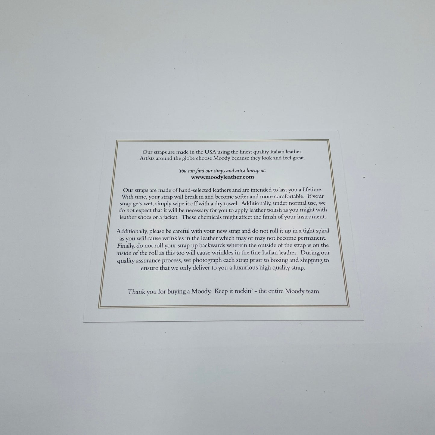 Moody Leather-Leather 2.5 Long [Black-Black] 【C3369-60】