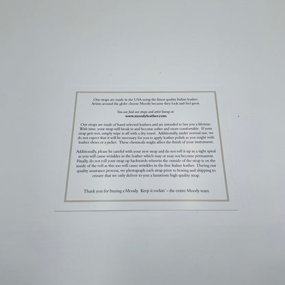 Moody Leather-Leather 2.5 Long [Black-Black] 【C3369-60】