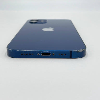 iPhone 12 128GB SIMフリー MGHX3J/A スマートフォン ブルー バッテリー最大容量81%【C5653-C】