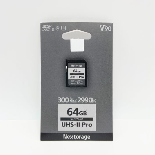 Nextorage UHS-II V90 64GB SDカード NX-F2PRO64G【C5707-N】