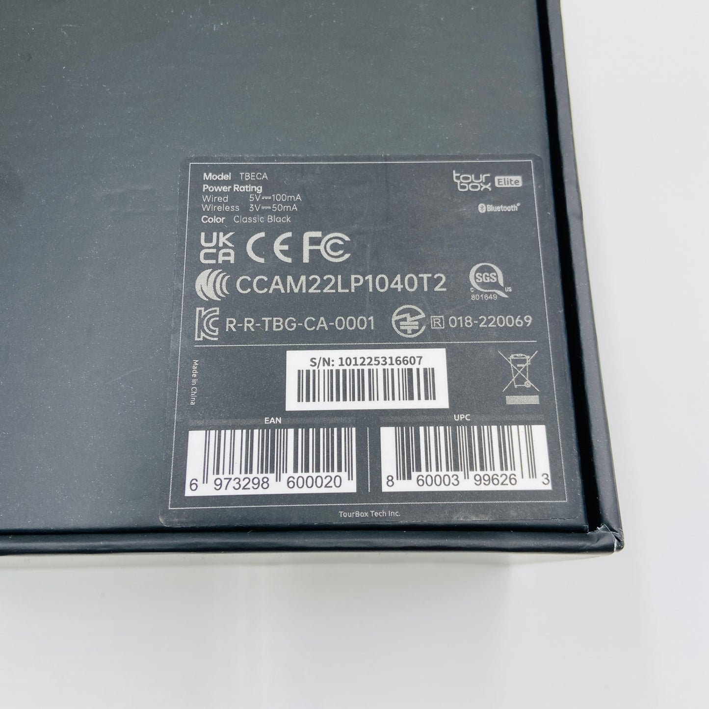 TourBox Elite TBECA コントローラー 元箱説明書付き	C3675 60サイズ発送