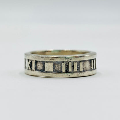 Tiffany & Co. ティファニー SV925 アトラス リング 12号　【C2263-N】