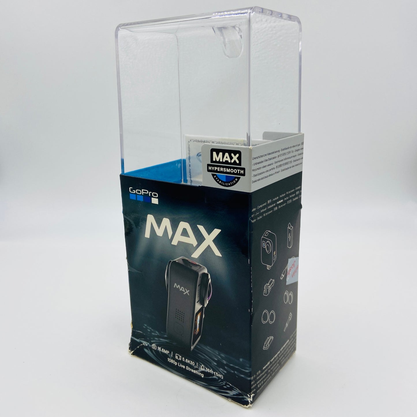 GoPro MAX ゴープロ GoPro CHDHZ-201-FW MAX アクションカメラ デジタルビデオカメラ	【C3978-60】