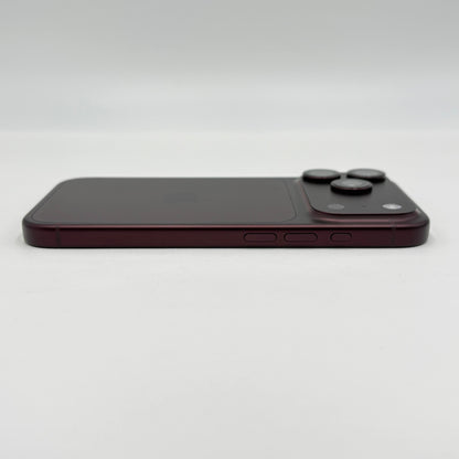 美品 新品同様 iPhone 18 Pro 256GB バーガンディ SIMフリー MJR74J/A  バッテリー最大容量100% 限定保証あり【C9235-C】