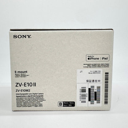 美品 SONY ZV-E10 II ZV-E10M2 ボディ【C6841】