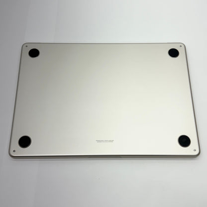 MacBook Air Liquid Retina 13.6インチ (Mid 2022) Apple M2 8コア/8GB/SSD 256GB スターライト MLY13J/A バッテリー最大容量93%【C5294-80】