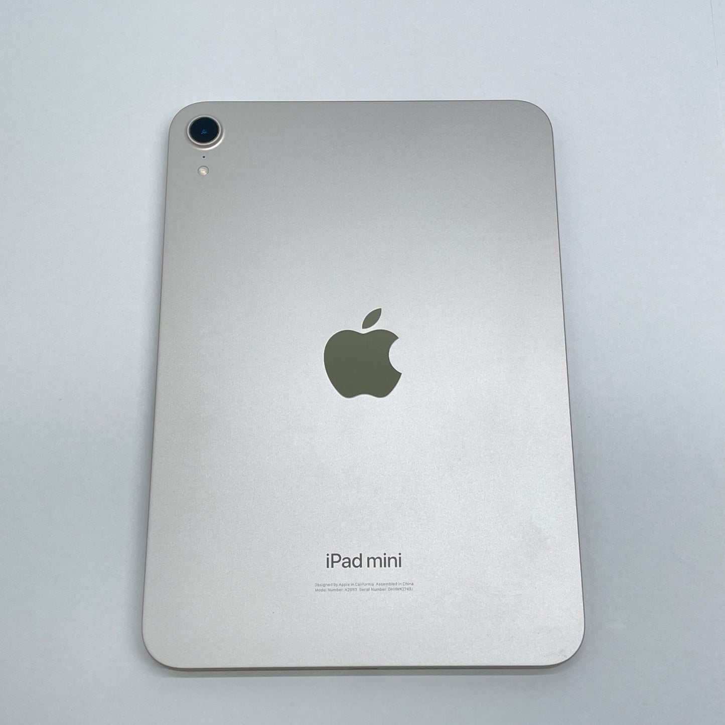 美品 iPad mini 8.3インチ Wi-Fi 128GB 2024年秋モデル MXN83J/A スターライト バッテリー最大容量100% 付属品完備【C6718-60】