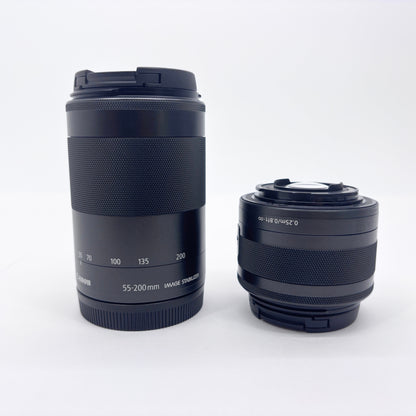 美品 Canon EOS M100  ダブルズームキット ミラーレス一眼【C7503-60】