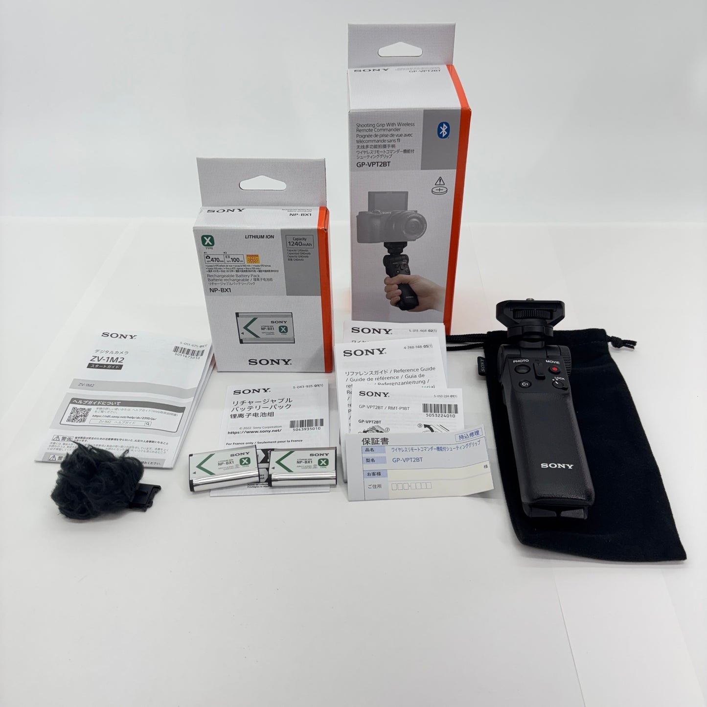 美品 SONY ZV-1M2 SHOOTING GRIP KIT 【C5385-80】