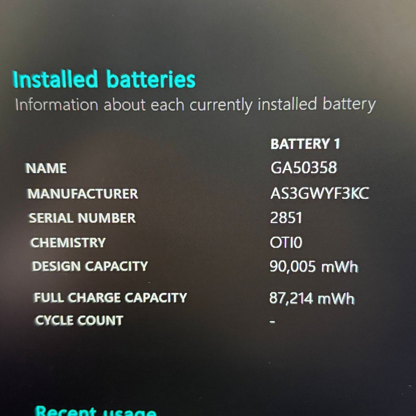 US配列・中国版 美品 ASUS F15 FX507VU  i7 13620H 16GB 512GB RTX 4050 Laptop GPU 【C5638-100】バッテリー最大容量96%