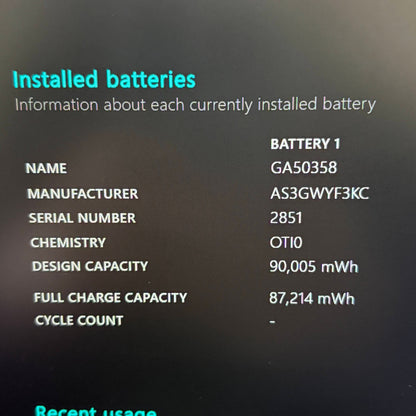 US配列・中国版 美品 ASUS F15 FX507VU  i7 13620H 16GB 512GB RTX 4050 Laptop GPU 【C5638-100】バッテリー最大容量96%