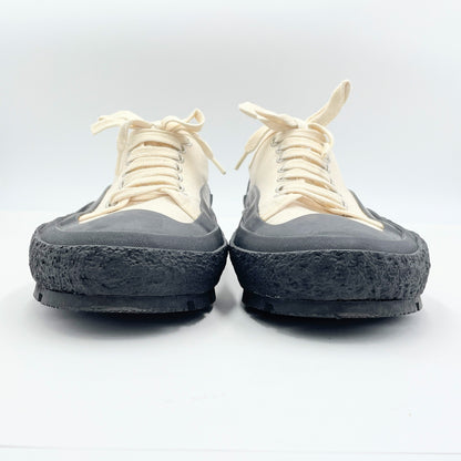 ジルサンダー JIL SANDER スニーカー ローカット レースアップ キャンバス シューズ メンズ 40 アイボリー【C7005-80】