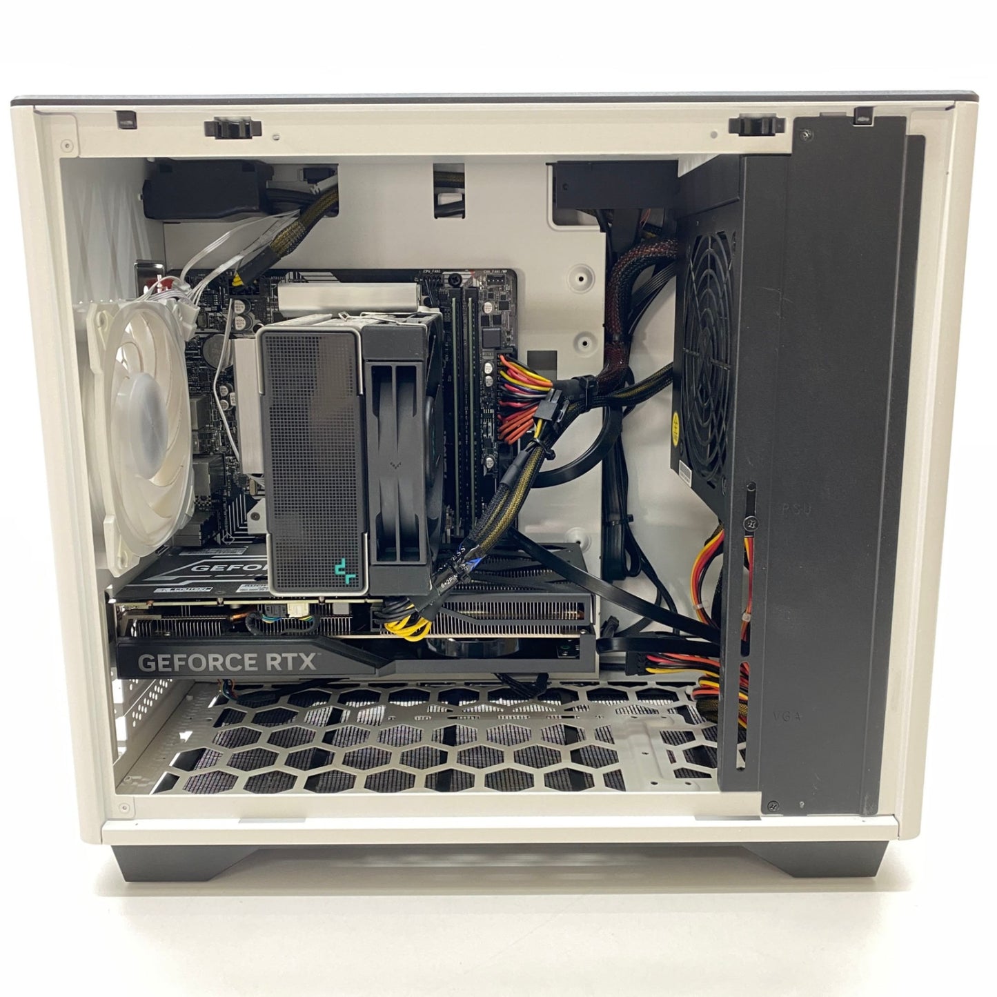 美品 FRONTIER FRGKB760/WS111/NTK i5 14400F 32GB SSD1TB RTX4060 Ti   C3861  140サイズ発送