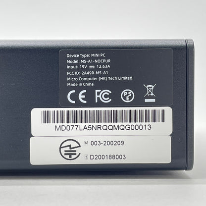 美品 MINIS FORUM MS-A1-NOCPUR ベアボーンキット ミニワークステーション【C7962-80】