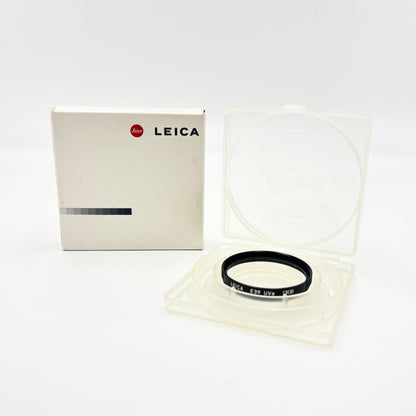 美品 LEICA E39 UVa レンズフィルター 13131 ブラック【C8868-N】