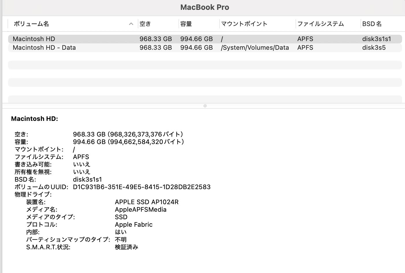 Apple MacBook Pro 14インチ  M1 Pro 2021年 16GB 1TB シルバー MKGT3J/A C3884 60サイズ発送