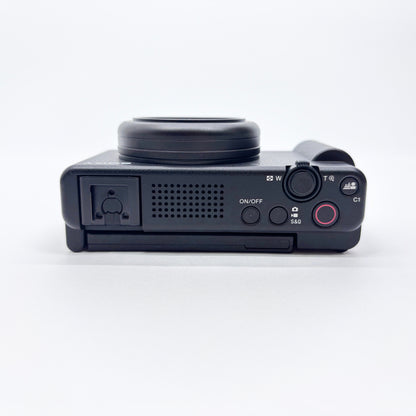 美品 SONY VLOGCAM ZV-1F シューティンググリップキット GP-VPT2BT コンパクトデジタルカメラ ブラック【C8498-60】