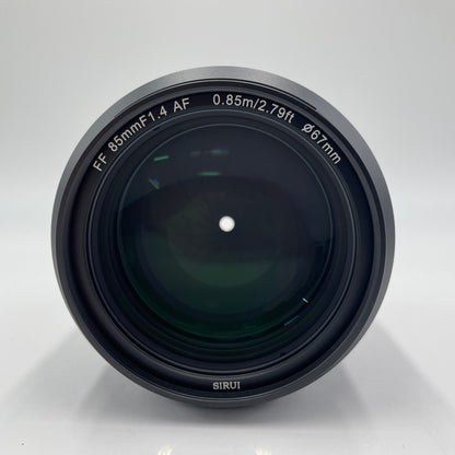 美品 SIRUI Aurora 85mm F1.4 Full Frame Sony Eマウント【C4697-60】