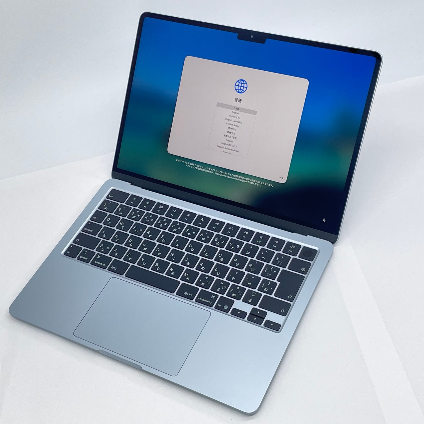 Apple MacBook Air 13インチ M4 2025 16GB SSD 256GB M4 10C 8C スカイブルー MC6T4J/A バッテリー最大容量100%【C6517-80】