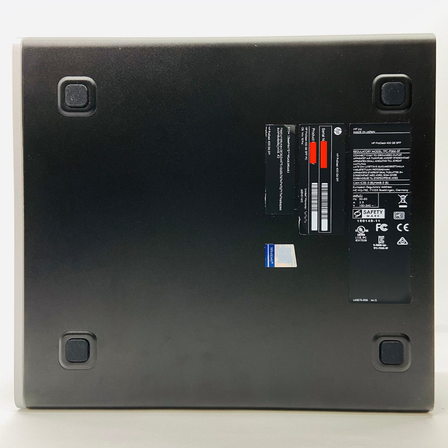 美品 新品SSD HP prodesk 400 g6 sff i5-9500 8GB SSD256GB Windows11 Pro 【C4149-100】