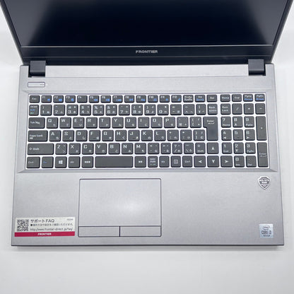 新品SSD Frontier  nlc190 ノートパソコン i3-10110U 8GB SSD256GB Windows11Home バッテリー最大容量94% 【C5545-80】