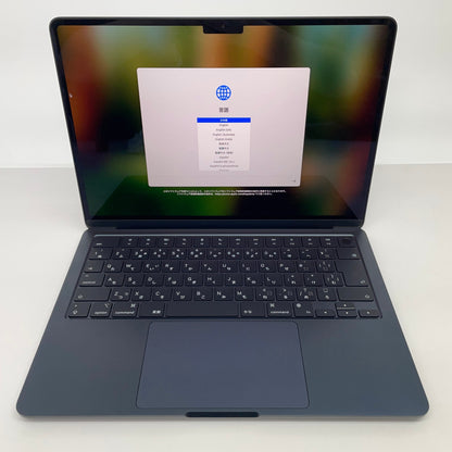 美品 Apple MacBook Air M2 2022 MLY33J/A 8GB SSD 256GB バッテリー最大容量100% 付属品完備【C4328-80】