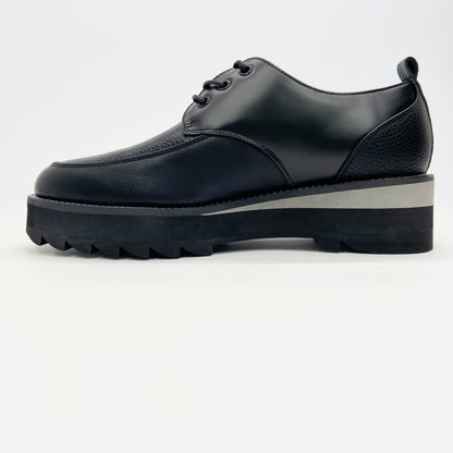 未使用 WYM LIDNM SHARK SOLE COMBINATION SHOES 箱付き サイズ：L ブラック【C5805-100】　size:L(27.5cm〜28cm)