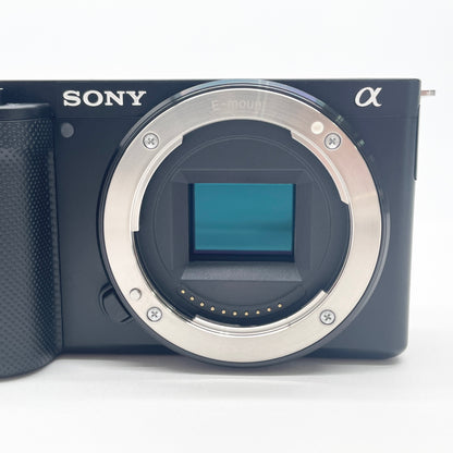 美品 SONY VLOGCAM ZV-E10L E PZ 16-50mm F3.5-5.6 OSS SELP1650 パワーズームレンズキット ブラック【C8367-60】
