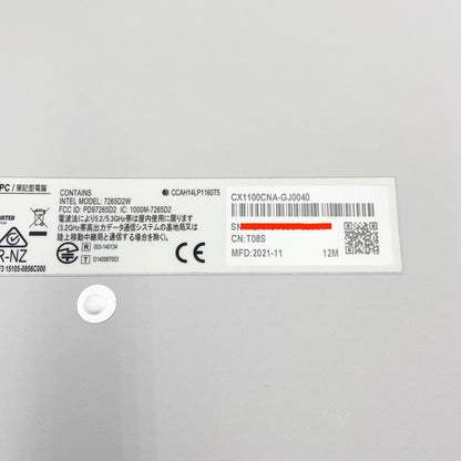 ASUS Chromebook CX1 CX1100CNA Celeron N3350/4GB/32GB 【C6676-80】
