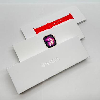 新品未開封 Apple Watch Series11 46mm GPS ローズゴールドアルミニウム/スターライトスポーツバンド MEWA4J/A【C7822-C】