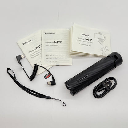 美品 hohem iSteady M7 ジンバルスタビライザー ブラック Model:HPG-M7 【C7703-80】