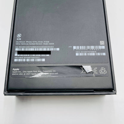 Apple iPhone 13 Pro 512GB SIMフリー MLUW3J/A バッテリー最大容量83% SIMフリー　【C4200-C】