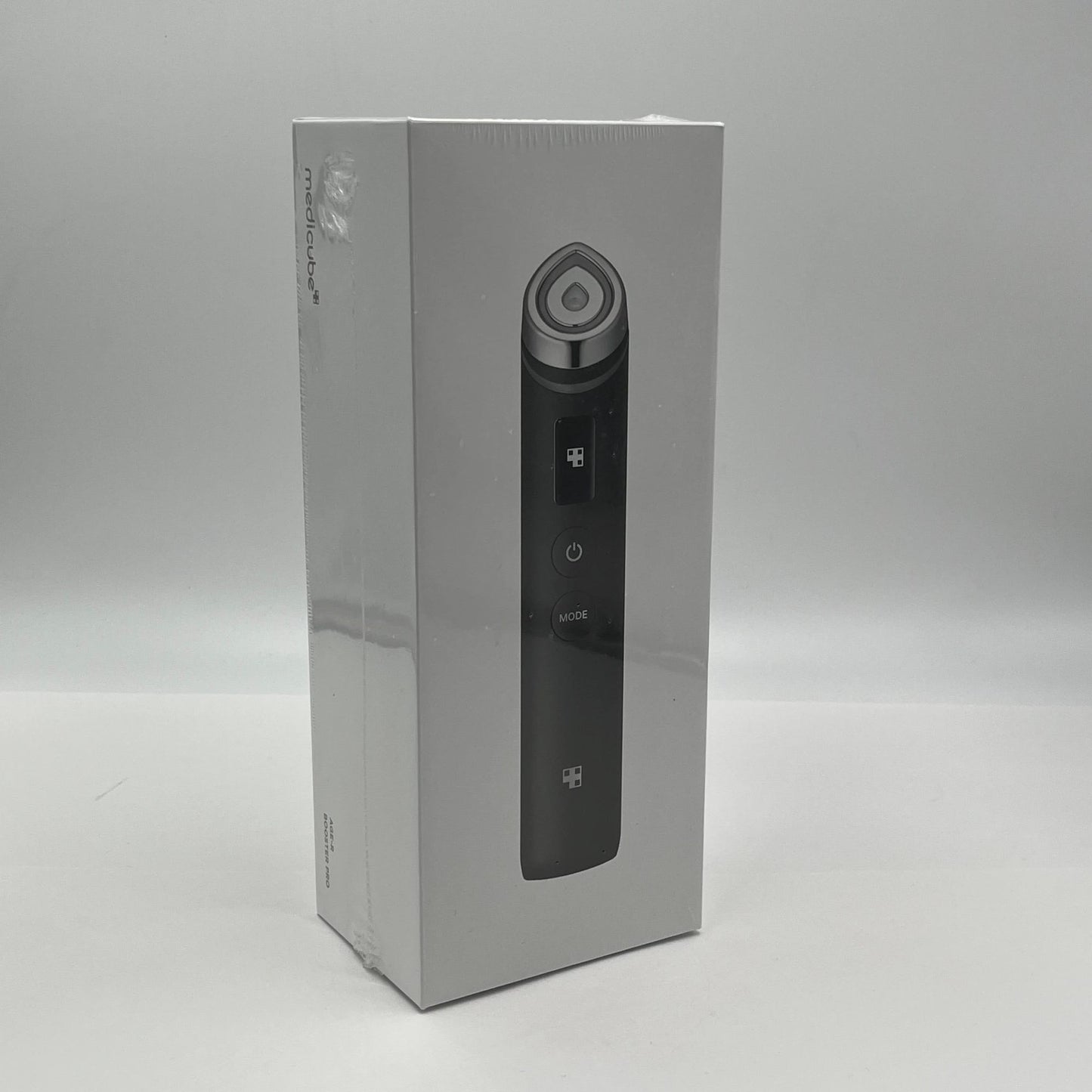 新品未開封 メディキューブ AGE-R BOOSTER PRO ブースタープロ 美顔器 ブラック【5962-60】