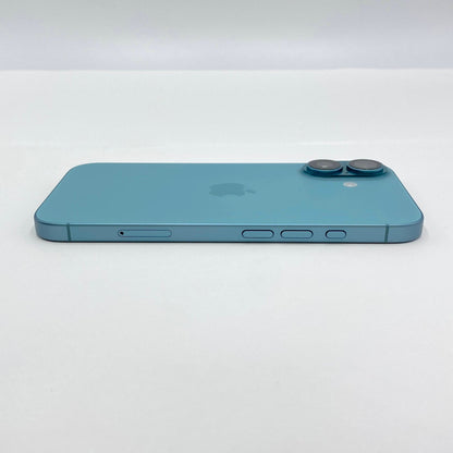 美品 SIMフリー Apple iPhone16 512GB ティール MYE63J/A バッテリー最大容量100% 【C5519-C】