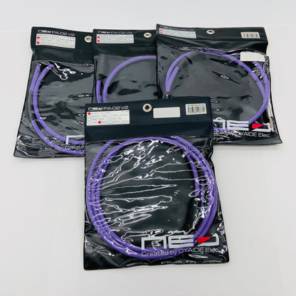 OYAIDE PA-02 XFT V2/1.0(XLRメス-TRS)×3＋OYAIDE PA-02 XLR V2 2.0(XLRオス-メス)  【C4611-80】