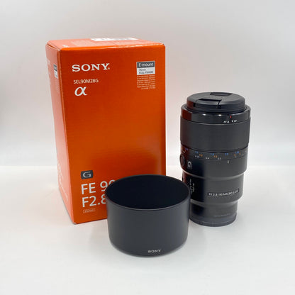 新品同様 美品 ソニー SONY FE 90mm F2.8 Macro G OSS SEL90M28G 【C5956-60】