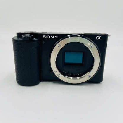 SONY VLOGCAM ZV-E10Y ダブルズームレンズキット ホワイト ミラーレス一眼　シャッター回数5,127回	C3824