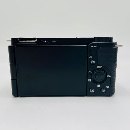 SONY VLOGCAM ZV-E10Y ダブルズームレンズキット ホワイト ミラーレス一眼　シャッター回数5,127回	C3824