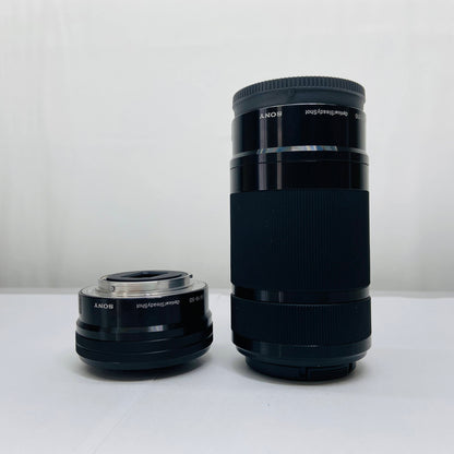 SONY VLOGCAM ZV-E10Y ダブルズームレンズキット ホワイト ミラーレス一眼　シャッター回数5,127回	C3824