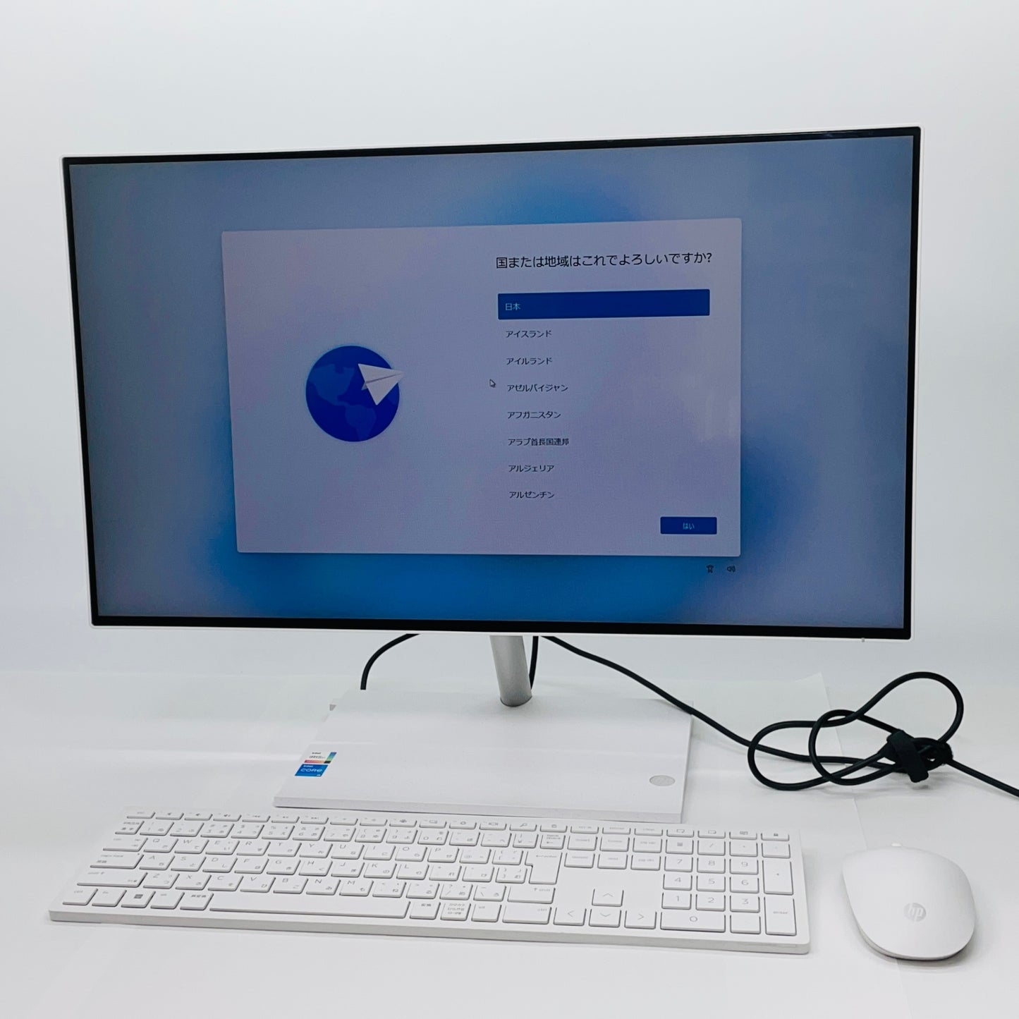 美品 HP 23.8インチ All-in-One デスクトップPC 24-ck0051jp i5 1235U 16GB SSD256GB HDD2TB 一体型【C4761-140】