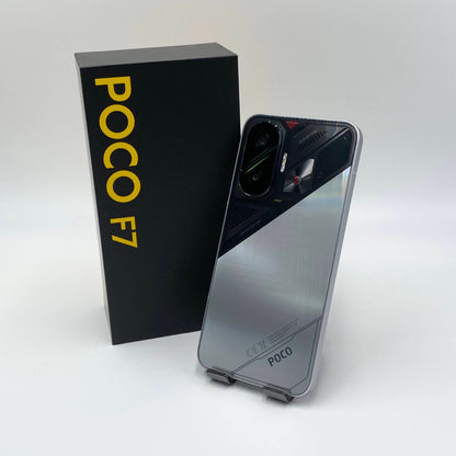 美品 Xiaomi POCO F7 シルバー 12GB RAM 256GB ROM 国内版 【C4733-60】